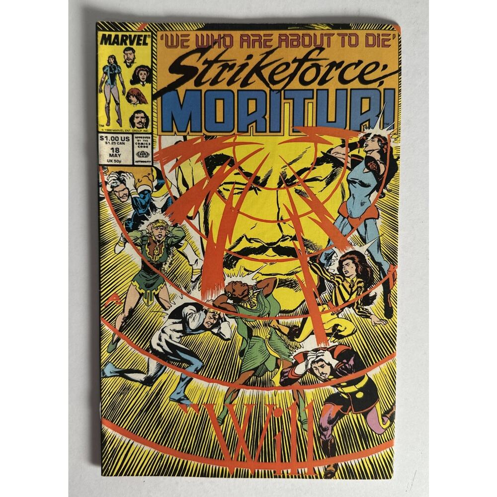 Strikeforce: Morituri #18 1988 Marvel Comics Comic Book b&b